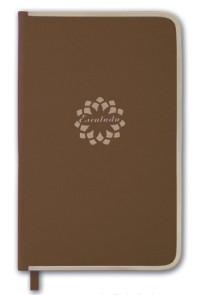 Феникс + Ежедневник недатированный "Кросс", 130x210 мм, 96 листов, коричневый