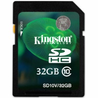 Kingston SDHC 32Гб сlass 10