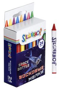 Silwerhof Восковые мелки "Space battle", 24 цвета