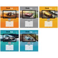 OfficeSpace Тетрадь "Авто. Desktop & car", 12 листов, линия