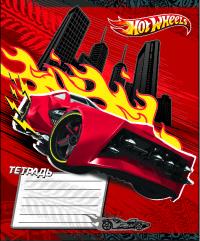 Mattel (Маттел) Тетрадь в линейку "Hot Wheels", А5, 12 листов