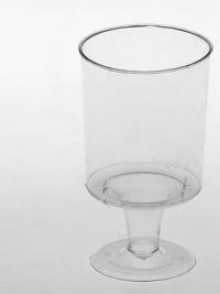 Мистерия (посуда) Набор рюмок одноразовых для холодных напитков "Кристалл" (6 штук по 0,1 л)