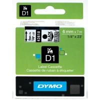 DYMO Картридж для этикет-принтеров LM150, LP350, PC II (6 мм x 7 м, прозрачная лента, черный шрифт)