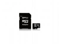 Silicon Power Карта памяти Micro SDHC 16GB Class 10 + адаптер SD (SP016GBSTHBU1V10-SP)