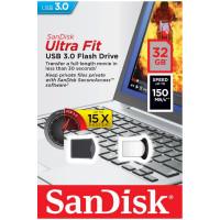 Sandisk Флэш-диск &quot;CZ43. Ultra Fit&quot;, 32Gb, USB 3.0, хром