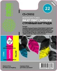 Cactus CS-C9352 №22 для HP DeskJet 3920/3940/D1360/D1460/D1470 (многоцветный)