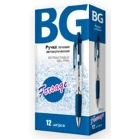 BG (Би Джи) Ручка гелевая &quot;Forsage&quot;, автоматическая с грипом, 0,5 мм, синяя
