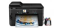 Epson МФУ  WorkForce WF-7520 с СНПЧ и чернилами 1 литр