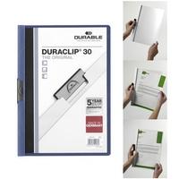 Durable Папка с клипом "Duraclip Original 30", 30 листов, темно-синяя