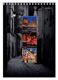 Hatber Бизнес-блокнот "Краски Парижа", А4, 160 листов, клетка
