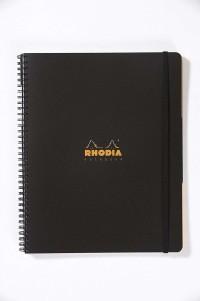 Rhodia Блокнот "Business", чёрный, 22,5x29,7 см, линейка, 90 л