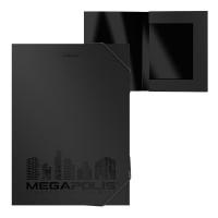 ErichKrause Папка на резинках "Megapolis", А4, 30 мм, черная