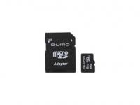 QUMO Карта памяти Micro SDXC 64Gb class 10 UHS-I QM64GMICSDXC10U1 + SD adapter