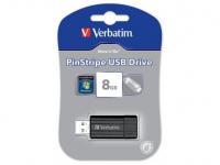 Флешка USB 8Gb Verbatim Store &#039;n&#039; Go PinStripe 49062 USB2.0 черный