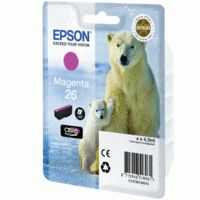 Epson Картридж струйный "Epson" (C13T26134010) Expression Premium XP-600/ 605/700/800, пурпурный, оригинальный