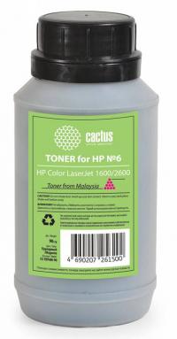 Cactus Тонер для принтера CS-THP6M-90 пурпурный (флакон 90гр) HP Color LaserJet 1600/2600