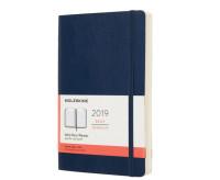 Moleskine Ежедневник "Classic Soft Large", синий сапфир, 400 страниц, 130х210 мм