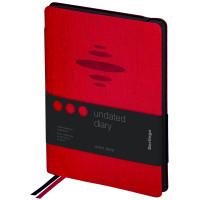Berlingo Ежедневник недатированный "Color Zone", А5, 136 листов, красный