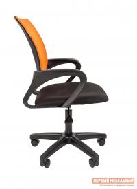 CHAIRMAN Офисное кресло 696 LT Сетка TW-66 оранжевая / Ткань С-3 черная