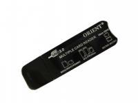 Orient Картридер  CR-035, Card R/W, для карт памяти SD 3.0 UHS-1/SDXC/SDHC/microSD/miniSD/MMC/MS/MS Duo/M2, USB 3.0, ext, black, ret