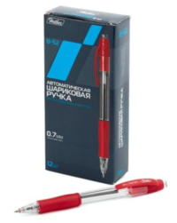 Hatber Ручка шариковая "B-52", 0,7 мм, красная, 12 штук (количество томов: 12)
