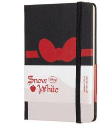 Moleskine Блокнот Limited Edition Snow White, 192 страницы, 90x140 мм, рисунок: бант