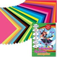 BRAUBERG Цветная мелованная бумага "Чародейка", А4, 24 цвета, 24 листа
