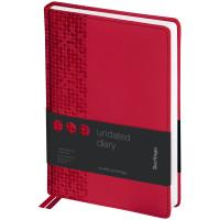 Berlingo Ежедневник недатированный "Vivella Prestige", А5, 160 листов, красный