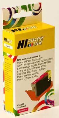 Hi-Black Картридж струйный "Hi-Black", совместимый с "Canon" CLI-8M с чипом, пурпурный