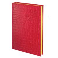 BRAUBERG Ежедневник датированный на 2020 год &quot;Comodo&quot;, А5, 168 листов, цвет обложки красный, цвет среза золотой