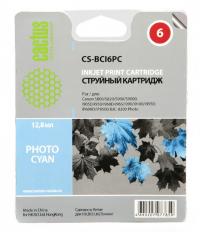 Cactus cs-bci6pc совместимый фото голубой для canon s800/ s820/ s900 bjc-8200 (12ml)