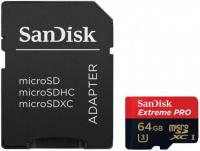 Sandisk Карта памяти Micro SDXC 64Gb Class 10 Extreme SDSDQXP-064G-G46A