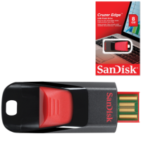 Sandisk Флэш-диск 8Gb Cruzer Edge, USB 2.0, черный