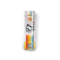 Koh-I-Noor Набор цветных карандашей, металлический пенал, 36 цветов