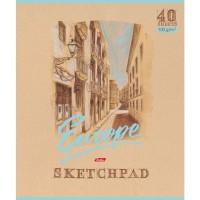 Хатбер-пресс Альбом для рисования "SKETCHPad. Уголок Европы", А3, 40 листов