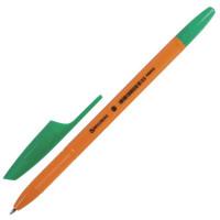 BRAUBERG Ручка шариковая X-333 Orange, зеленая