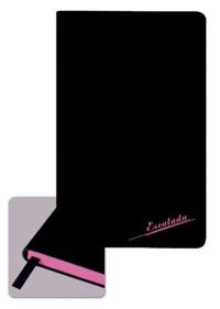 Феникс + Ежедневник недатированный "Софт-тач", черный, розовый, А5, 96 листов