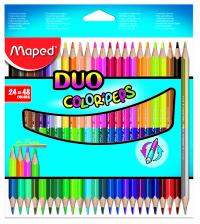 Maped Карандаши цветные "Color'Peps", двусторонние, 48 цветов
