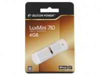 Silicon Power Флешка USB 4Gb lux mini series 710 SP004GBUF2710V1S серебристый