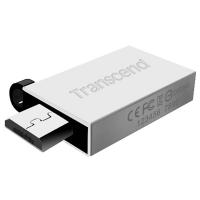 Transcend 32GB JetFlash 380S (TS32GJF380S) USB 2.0 + microUSB (OTG) Серебристый