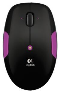 Logitech Wireless Mouse M345 USB Pink Black