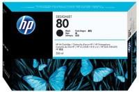 HP Картридж Hewlett Packard (HP) "80 Black Ink Cartridge C4871A", чёрный