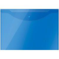OfficeSpace Комплект папок-конвертов на кнопке, А3, 150 мкм, цвет: синий (10 штук в комплекте) (количество товаров в комплекте: 10)