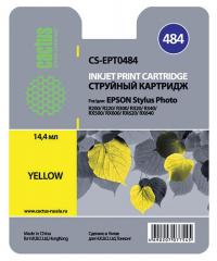 Cactus cs-ept0484 совместимый желтый для epson stylus photo r200/r220 (14,4ml)
