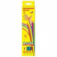 Каляка-Маляка Набор "Каляка-Маляка" цветных карандашей, 6 цветов