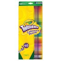 Crayola Набор из 40 выкручивающихся восковых карандашей