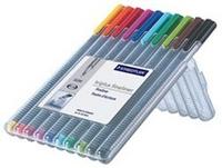 Staedtler Набор капилярных ручек "Triplus", 10 цветов