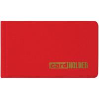 OfficeSpace Комплект карманных визитниц на 20 визиток, красный (в комплекте 5 визитов) (количество товаров в комплекте: 5)