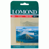 LOMOND Фотобумага "Lomond" для струйной печати, 10*15 см, 230 г/м, 50 листов, односторонняя, глянцевая