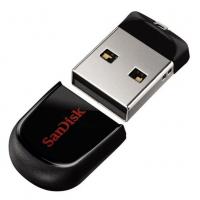 Sandisk Cruzer Fit 32Гб, Черный, пластик, USB 2.0